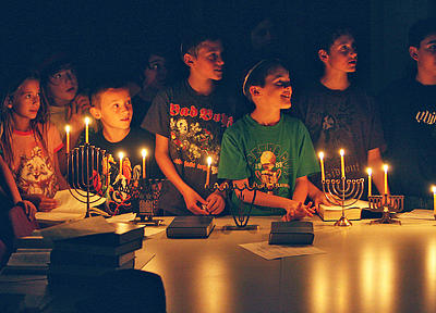 celebrating Hanukkah